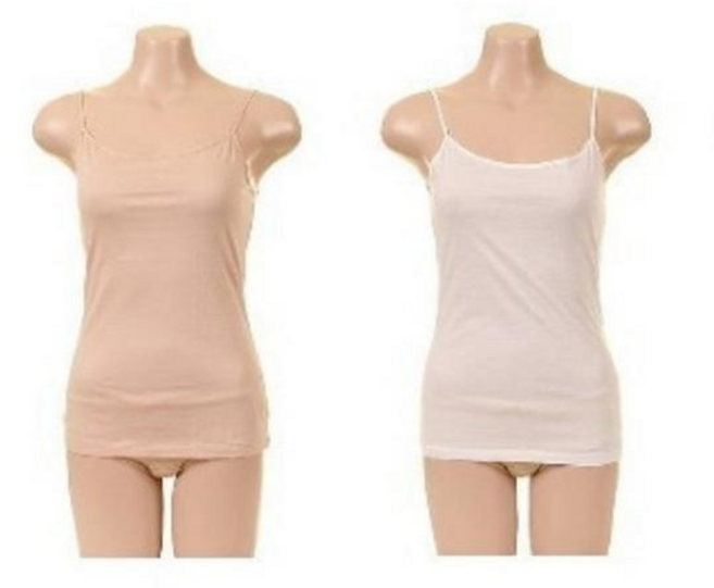 [쇼핑점] 비비안 [가격할인] 보풀방지 광택을 증진시킨 면 100수 여성 기본 끈런닝 RU7010