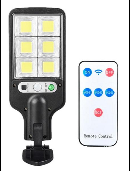 LED 태양 야외 원격 제어 3 가지 모드 안뜰 벽 램프 인체 유도 정원 테라스 차고 문 거리 조명, 03 72COB With Remote