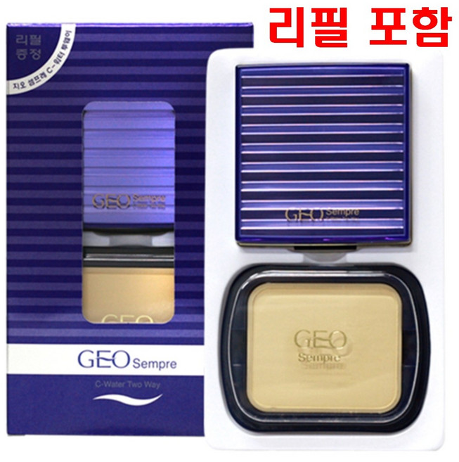 지오 셈프레 C워터 투웨이케잌 10.5g, 21밝은베이지, 1개