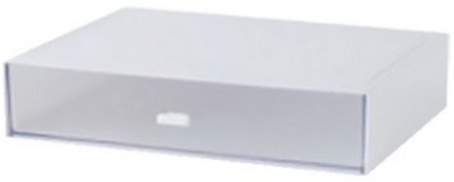 플레이트라벨 일회용 커피 보관함 B타입 1칸, white, 3개