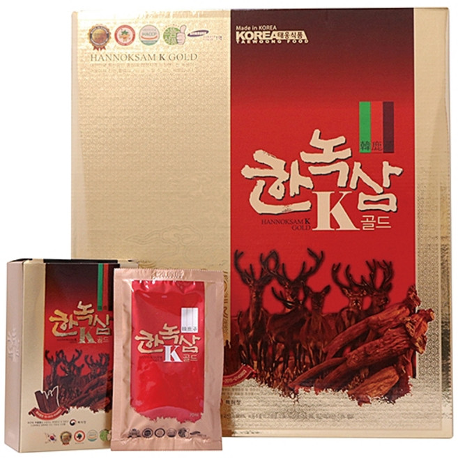 [태웅식품본사] 한녹삼K골드, 1개, 70ml