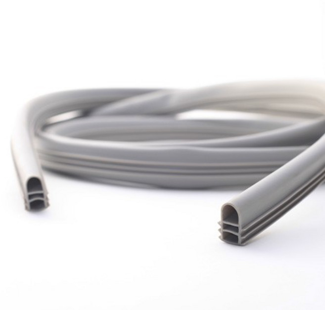 현관문 3단 도어패킹204cmX3개 일반형 회색 고무패킹 방풍 방음, 3개