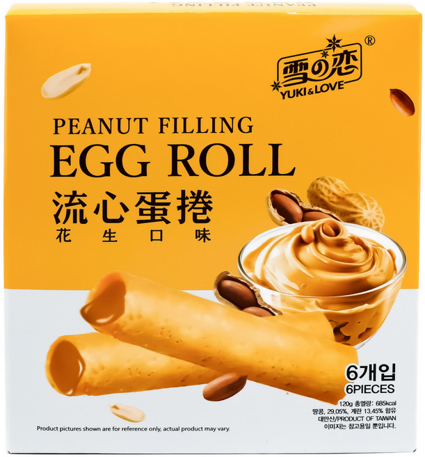 땅콩필링에그롤, 2개, 120g