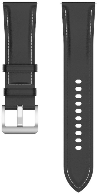 Garmin VivoMove Trend 20mm 真皮錶帶, 1個, 尖尾-黑色
