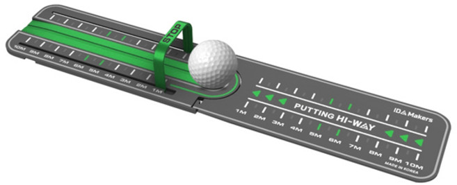 휴대용 퍼팅연습기 스크린골프 거리인식가능 퍼팅하이웨이, 1개, 단품(1개)