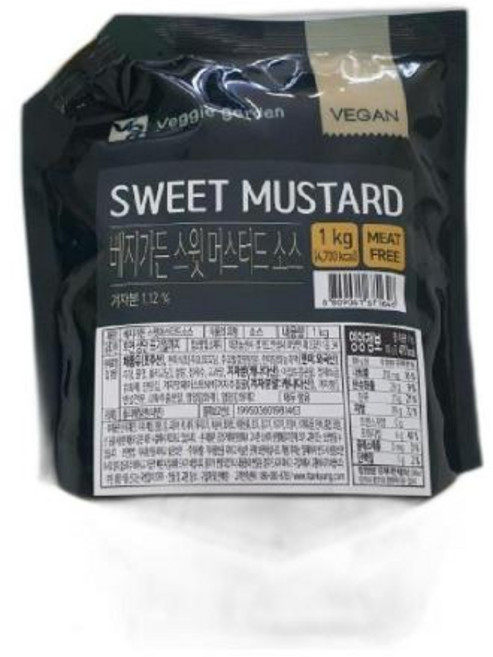 베지가든 스윗머스터드소스, 1kg, 1개