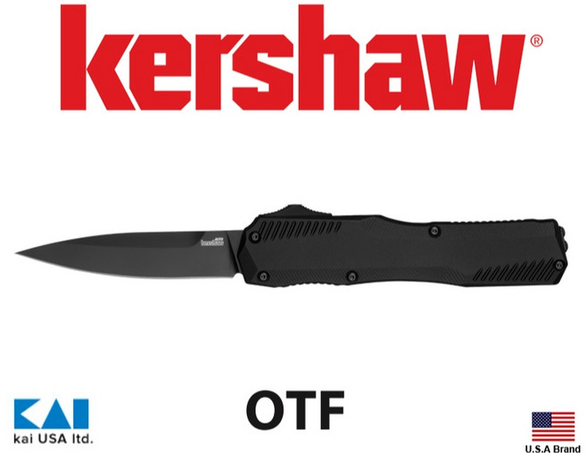 Kershaw Livewire 9000BLK OTF 自動開關折刀 MagnaCut鋼 鋁合金握柄, 1個