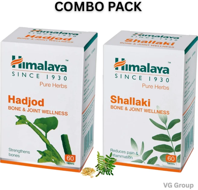 Himalaya Hadjod(60tab) and Shallaki(60tab) Combo pack, 1개, 60정 - 쿠팡