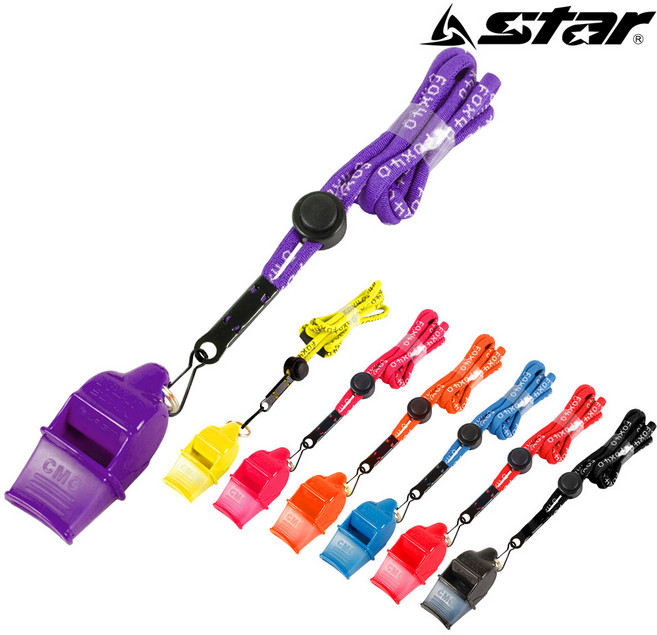 스타 XH260 폭스 호각 소닉 블라스트(줄포함)/호루라기, 소닉 블라스트 (블루), 1개