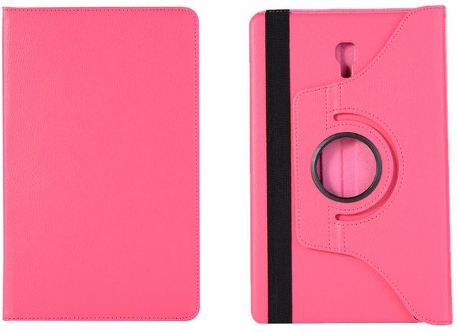 三星 SAMSUNG Tab A9 11/ (X210/X216) 荔枝紋 旋轉 平板電腦皮套, 桃紅, 1個