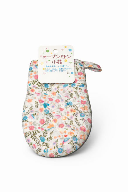 일본 직수입 작은꽃 귀여운 오븐장갑 2종 택1, 1개, 오렌지