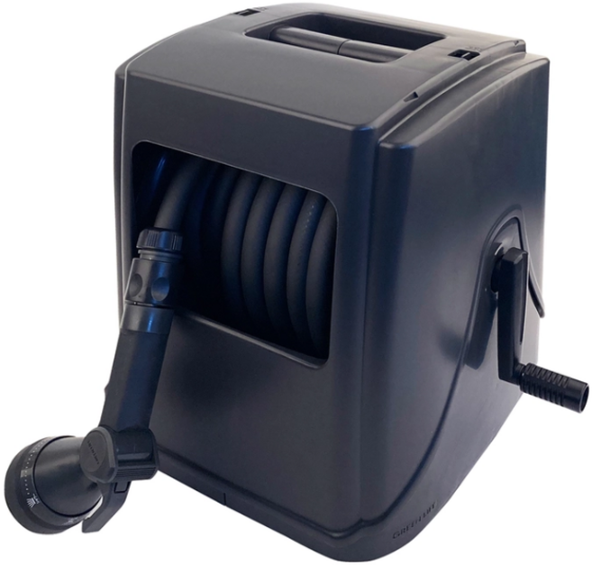 그린라이프 풀커버 호스릴 20m, 블랙, 1개