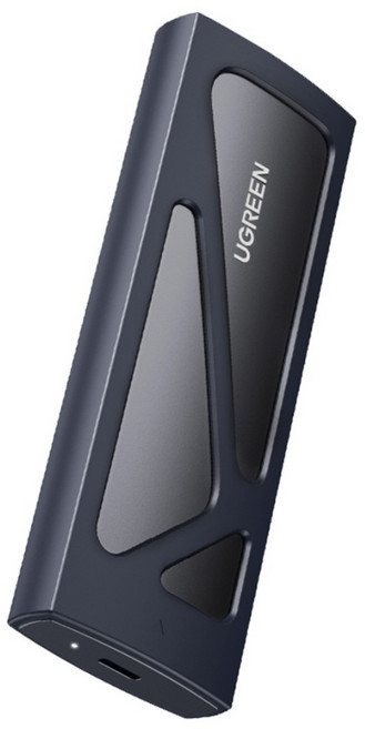 유그린 USB3.2 GEN2 10Gbps M.2 NVMe SSD 외장케이스 CM578, CM578-B000-15512 블랙, 1개