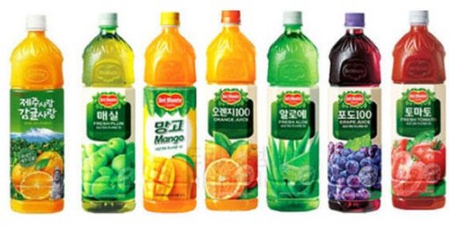 아트박스/마전동상회 롯데 제주감귤 델몬트 과일 주스 1.5L 7종 6개, 롯데 제주감귤 6입