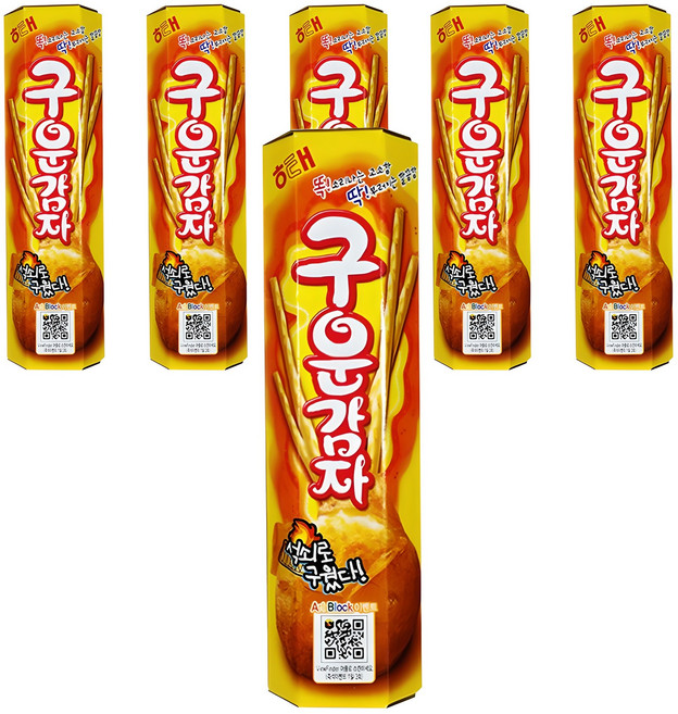 해태제과 구운감자, 27g, 6개