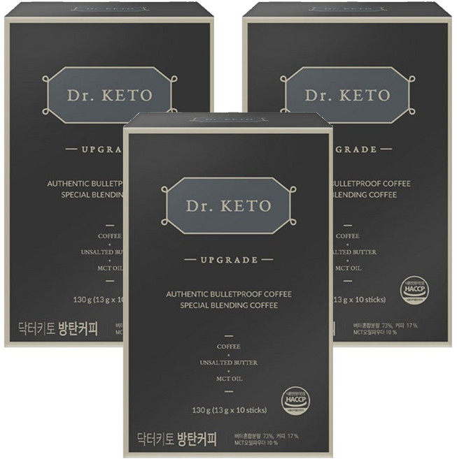 닥터키토 방탄커피, 13g, 10개입, 3개