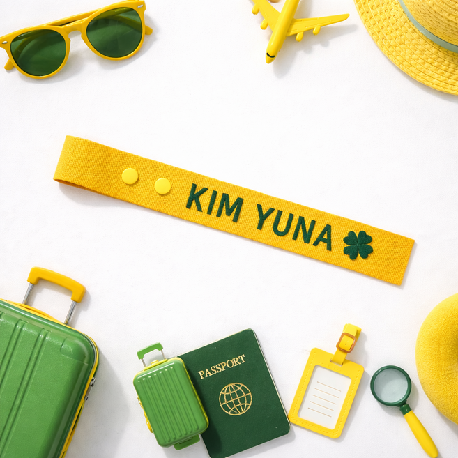 캐리어 네임택 러기지택 골프백 여행 가방 이름표 비비드 스트랩 네임텍