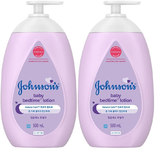 존슨즈베이비 베드타임 베이비 로션, 500ml, 2개 - 쿠팡