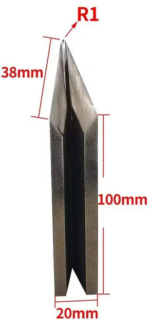 목공 CNC 터닝 공구 고속 강철 기계용 V 나이프 PC, [01] RED, 01 RED