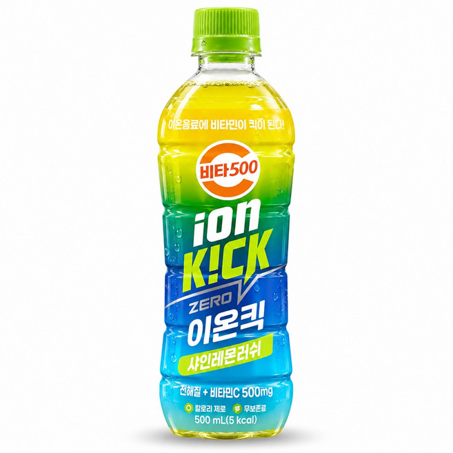 비타500 이온킥 제로 샤인레몬 러쉬, 500ml, 20개