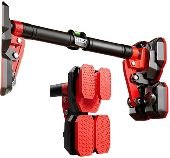 헬스발란스 4단 안전지지대 문틀철봉 턱걸이운동기구