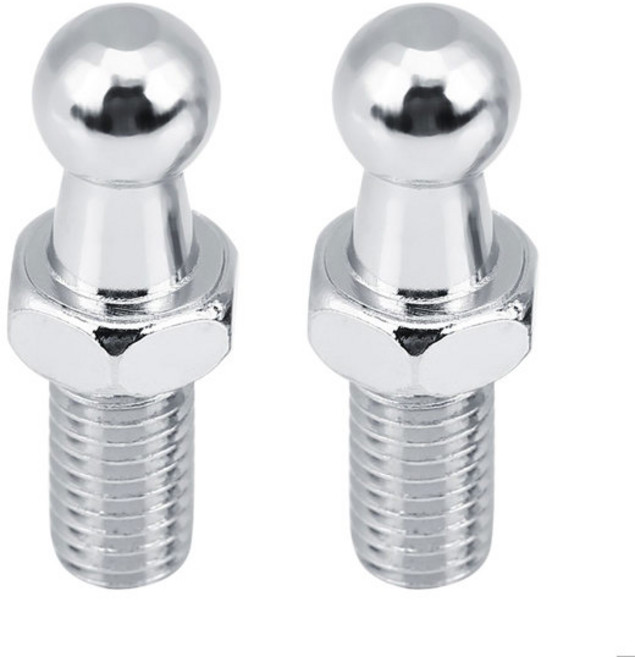 아연 도금 강철 볼 헤드 나사 스트럿 볼 스터드 볼트 10mm 보닛 M6 M8 스프링 헤드, [01] M8