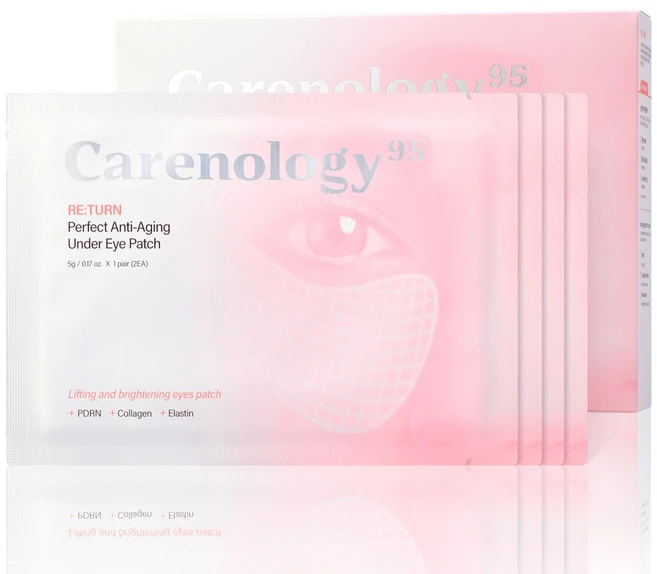 케어놀로지 리턴 퍼펙트 안티에이징 언더 아이패치/PDRN/앰플아이패치, 1개, 4개입 - 쿠팡