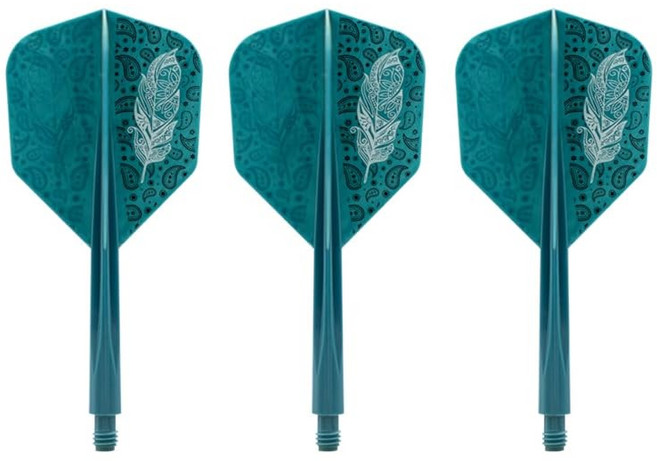 CONDOR AXE Doodle Feather Small S 블루 그린 다트 플라이트 콘도르 액스 둘루페더 사토 시오리 선수 모델