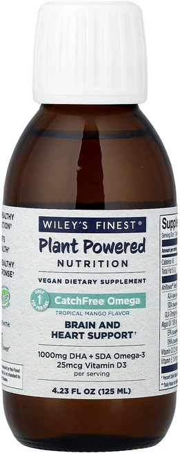 Wiley's Finest CatchFree Omega Tropical Mango 4.23 fl oz (125 ml), Wiley's Finest, CatchFree Omeg, 1개, 125ml - 쿠팡