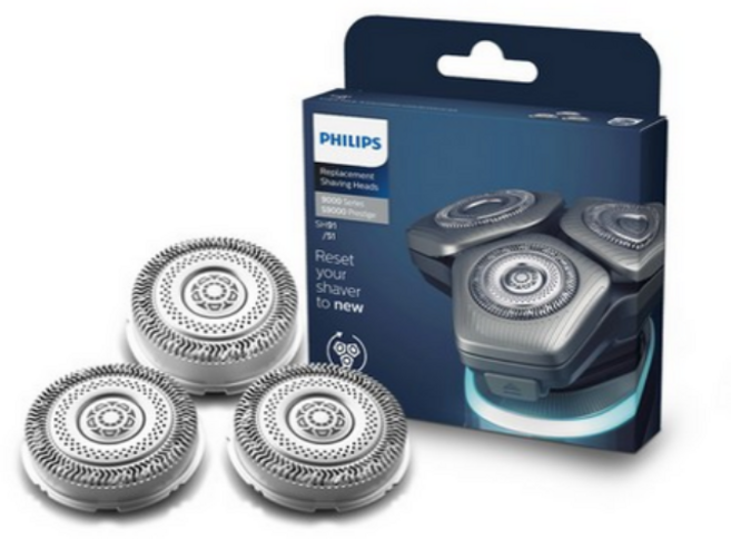 필립스 SkinIQ S9000 교체용 면도날, ( SH91/51 )필립스코리아 정품 헤드, (단일색상)필립스코리아 정품 헤드, 1개
