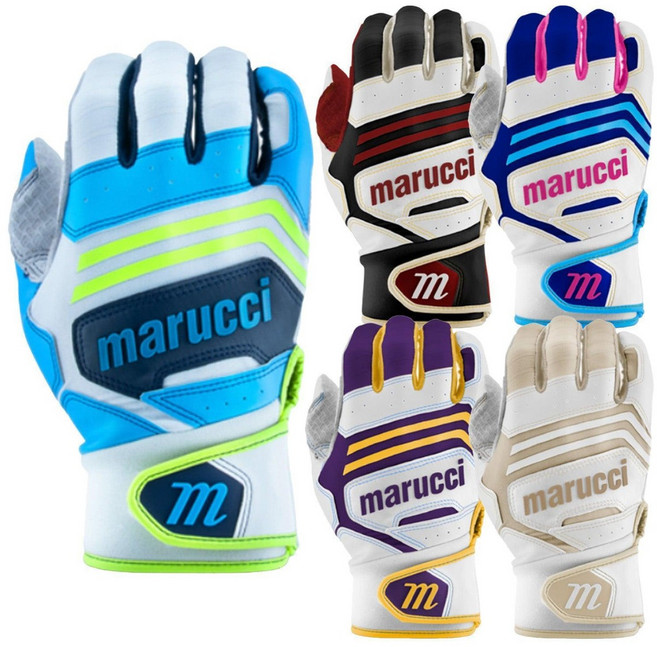 마루치 FUZN 프로 배팅 장갑, 1개, WH/BK/RD