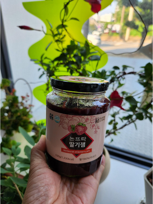 잼이좋이[연아의 딸기천국] 논산 맛딸기 잼 (논산딸기향 연아의 야심작 논산베리양), 530g, 1개