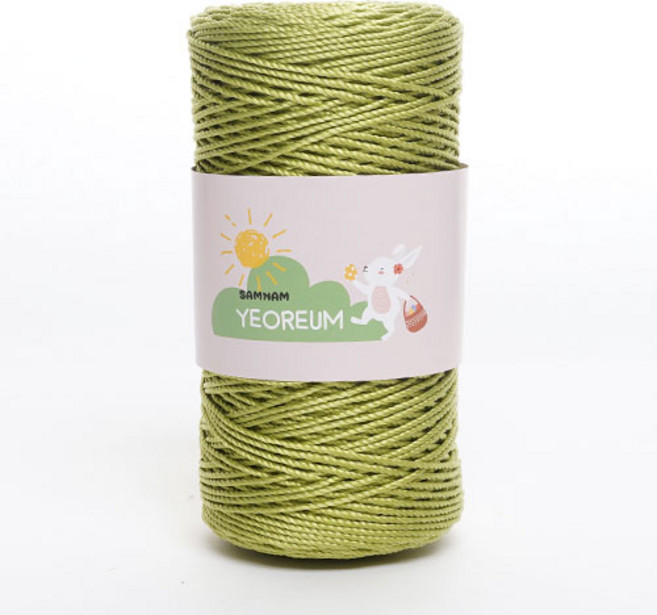 삼남뜨개실 삼남여름 110g 다섯개사면한개더 PP사 가방실 소품실 뜨개실, 33 라이트 카키