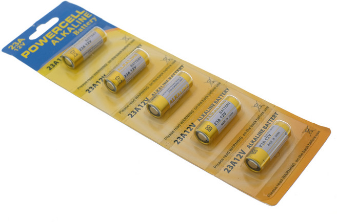 POWERCELL 12V 23A 鹼性電池, 1個, 1個, 1個裝