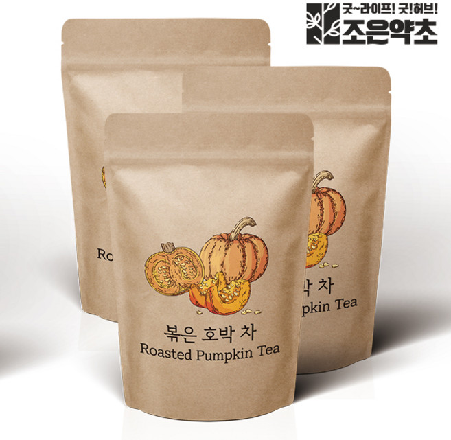 국산 볶아서 더 진하고 구수한 호박차 200g x 3, 1개입