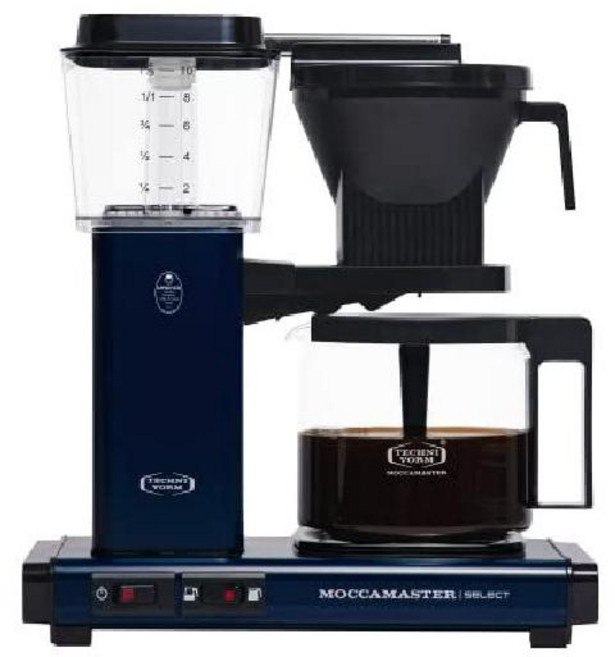 모카마스터 KBG 셀렉트 커피 머신 레트로 필터 오프화이트 1.25L, Single, Pastel Green