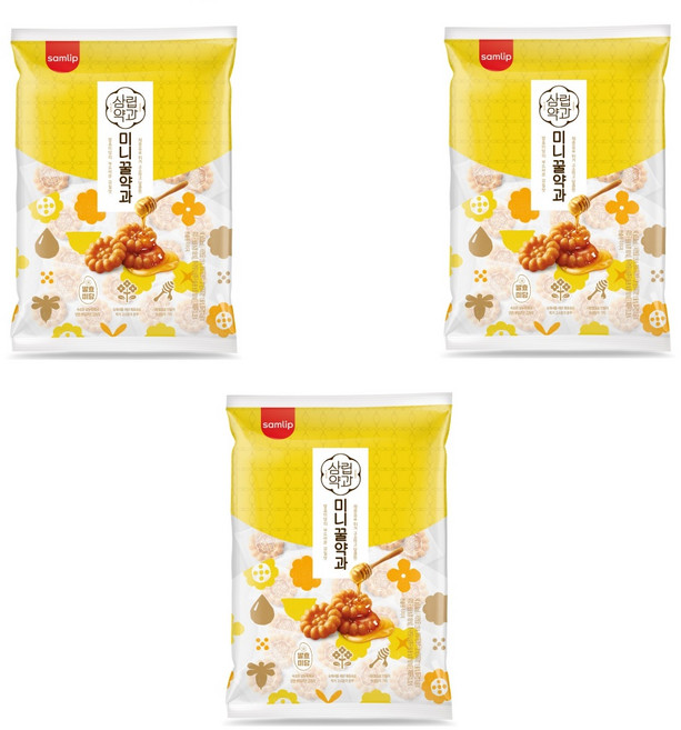 삼립 미니꿀약과, 500g, 3개