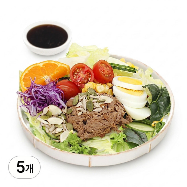 [자연애레시피] 소불고기 샐러드, 5개, 360g