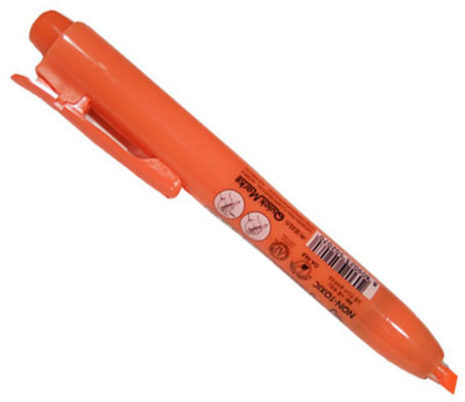 [pen도소매]모리스 Quick Marks 퀵마크 노크식 형광펜/MORRIS, 형광보라