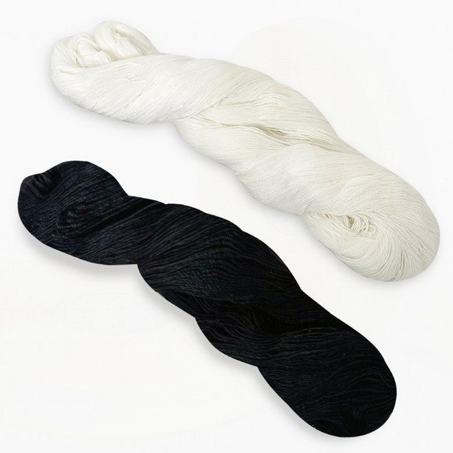 이불 바느질 굵은실 타래실 재봉 손바느질 무명 명주 시침질, 흰색, 1개