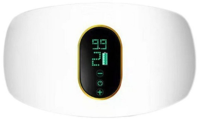 按摩腰帶加熱健身器材跨境家用充電抖抖機減肚子多功能腰部按摩儀, 1個, 白色充電款