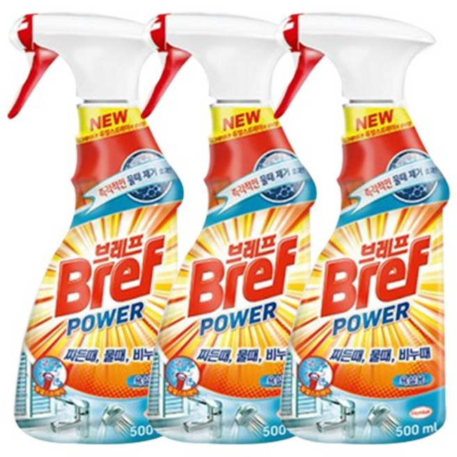 [브레프] 파워 주방용 500ml x3, A02-브레프-파워 욕실용500ml X3