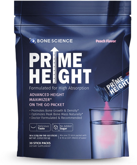 미국 본사이언스 프라임하이트 파우더 Prime Height, 피치맛, 1개