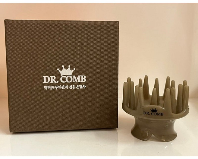 은괄사 두피관리 탈모예방 괄사빗 샴핑빗, 그레이, 1개