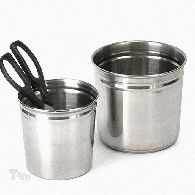 스텐집게통 스텐 뼈통 대 19.7cm