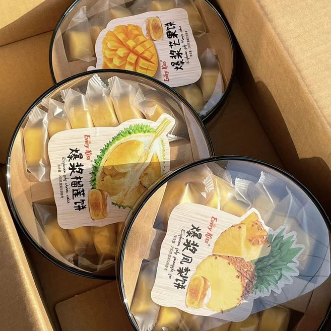 OKYAIOS 펑리수 두리언 케이크 두리언과자, 1개, 200g