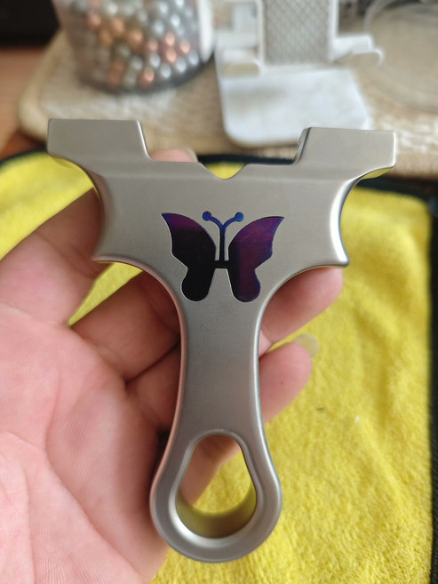 鈦合金 龍齒 快壓款 弓身配件, 如圖所示, 1個