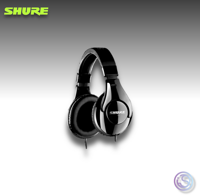 슈어 SRH240A SHURE 유선 모니터링 스튜디오용 전문가용 고음질 헤드폰 미디 작곡