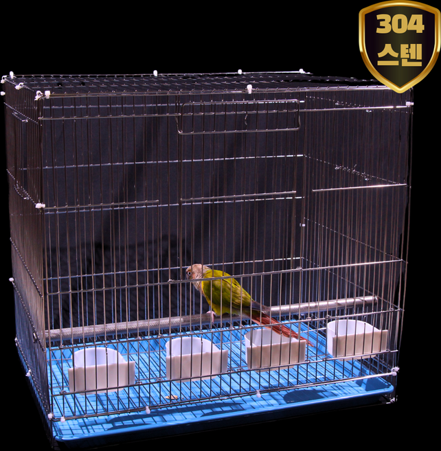 앵무새 새장 중형 304 스텐 OR85, 1개, 스테인리스