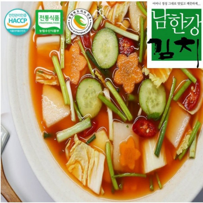 [한국농협김치 남한강김치] 나박김치, 2개, 3kg